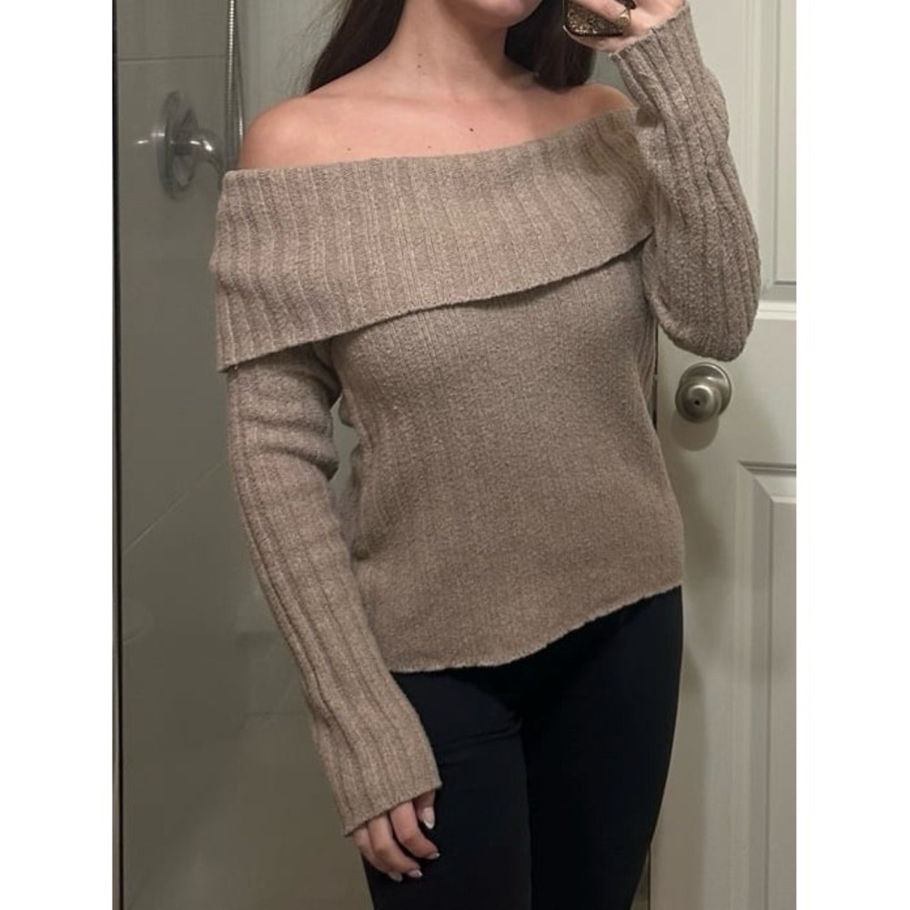 Off the shoulder sweater